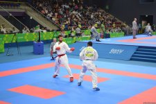IV İslam Həmrəyliyi Oyunları çərçivəsində karate üzrə yarışlar keçirilir (FOTOREPORTAJ)
