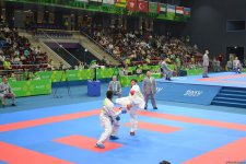 IV İslam Həmrəyliyi Oyunları çərçivəsində karate üzrə yarışlar keçirilir (FOTOREPORTAJ)