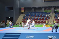 IV İslam Həmrəyliyi Oyunları çərçivəsində karate üzrə yarışlar keçirilir (FOTOREPORTAJ)