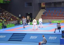IV İslam Həmrəyliyi Oyunları çərçivəsində karate üzrə yarışlar keçirilir (FOTOREPORTAJ)