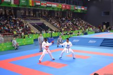 IV İslam Həmrəyliyi Oyunları çərçivəsində karate üzrə yarışlar keçirilir (FOTOREPORTAJ)