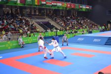 IV İslam Həmrəyliyi Oyunları çərçivəsində karate üzrə yarışlar keçirilir (FOTOREPORTAJ)