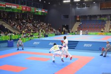IV İslam Həmrəyliyi Oyunları çərçivəsində karate üzrə yarışlar keçirilir (FOTOREPORTAJ)