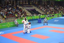 IV İslam Həmrəyliyi Oyunları çərçivəsində karate üzrə yarışlar keçirilir (FOTOREPORTAJ)