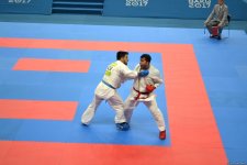 IV İslam Həmrəyliyi Oyunları çərçivəsində karate üzrə yarışlar keçirilir (FOTOREPORTAJ)