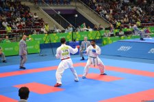 IV İslam Həmrəyliyi Oyunları çərçivəsində karate üzrə yarışlar keçirilir (FOTOREPORTAJ)