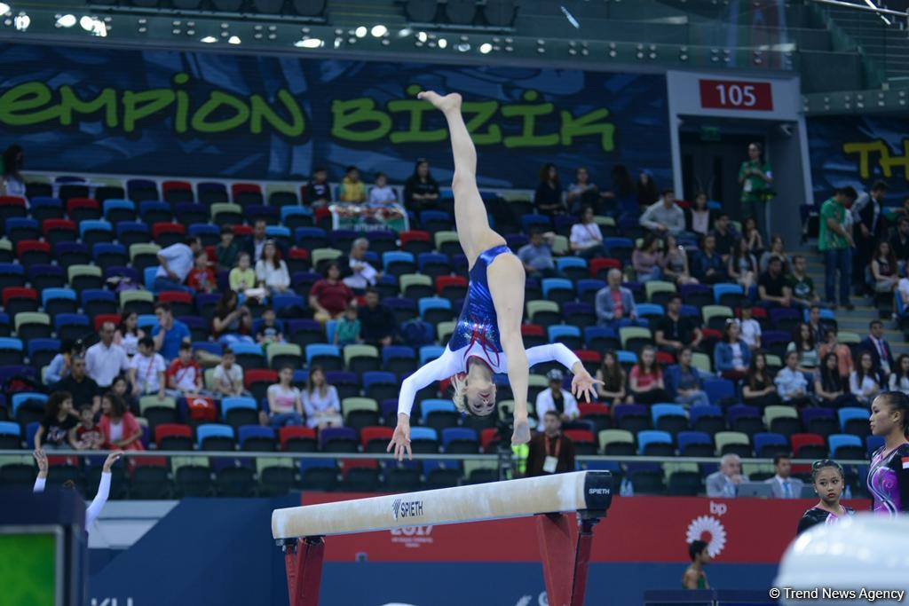 İslamiadanın idman gimnastikası yarışlarında ikinci günə start verilib (FOTO)