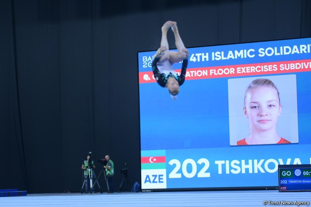 İslamiadanın idman gimnastikası yarışlarında ikinci günə start verilib (FOTO)
