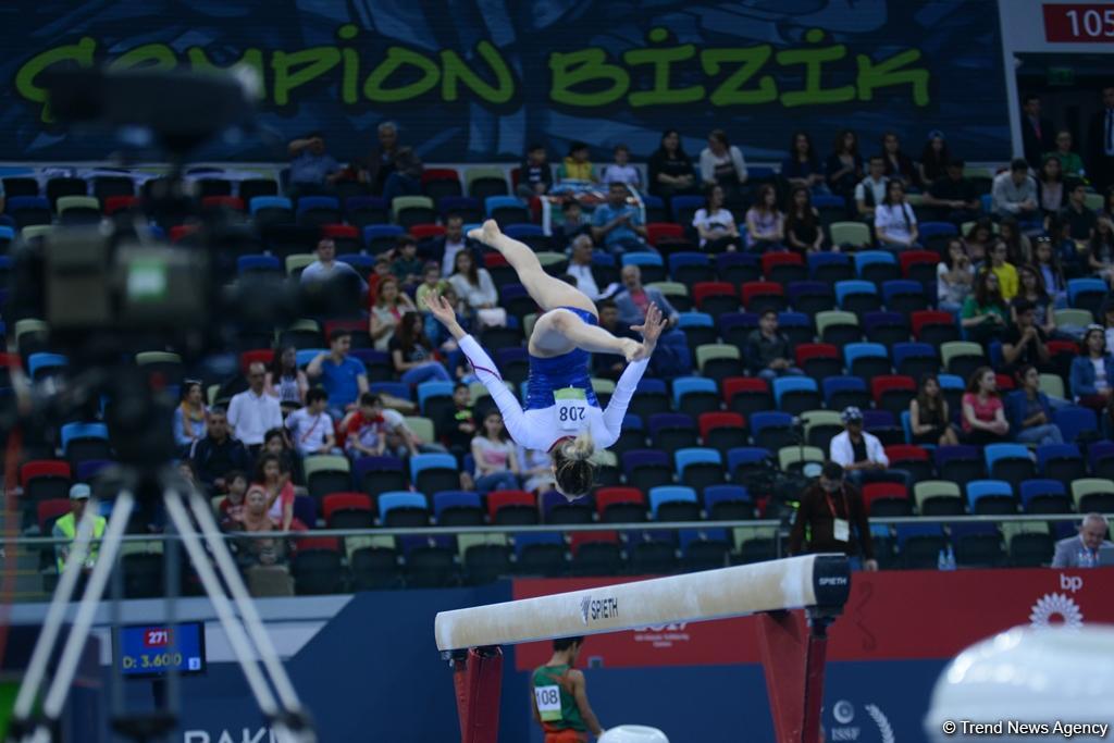 İslamiadanın idman gimnastikası yarışlarında ikinci günə start verilib (FOTO)
