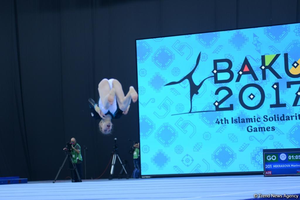 İslamiadanın idman gimnastikası yarışlarında ikinci günə start verilib (FOTO)