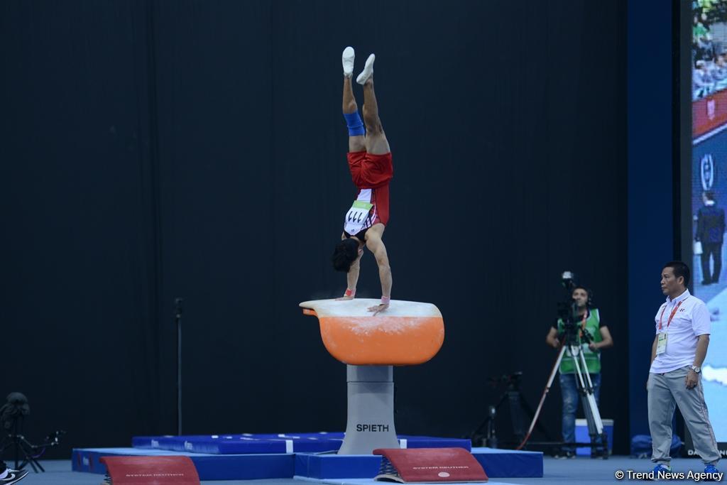 İslamiadanın idman gimnastikası yarışlarında ikinci günə start verilib (FOTO)