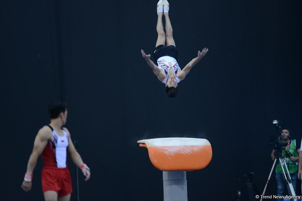 İslamiadanın idman gimnastikası yarışlarında ikinci günə start verilib (FOTO)