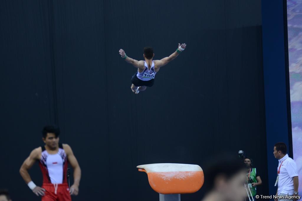 İslamiadanın idman gimnastikası yarışlarında ikinci günə start verilib (FOTO)