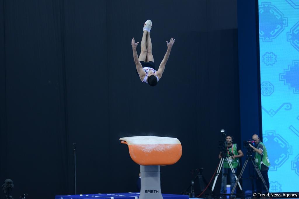 İslamiadanın idman gimnastikası yarışlarında ikinci günə start verilib (FOTO)