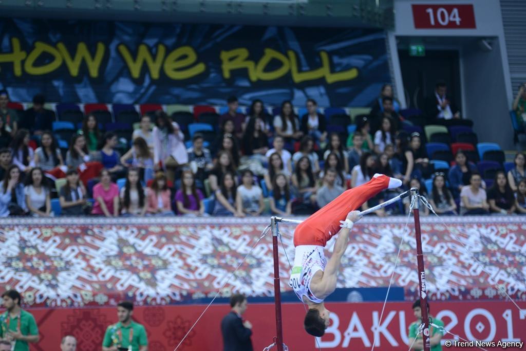 İslamiadanın idman gimnastikası yarışlarında ikinci günə start verilib (FOTO)