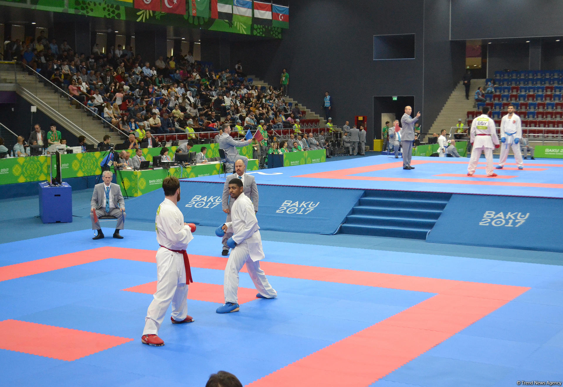 IV İslam Həmrəyliyi Oyunları çərçivəsində karate üzrə yarışlar keçirilir (FOTOREPORTAJ)