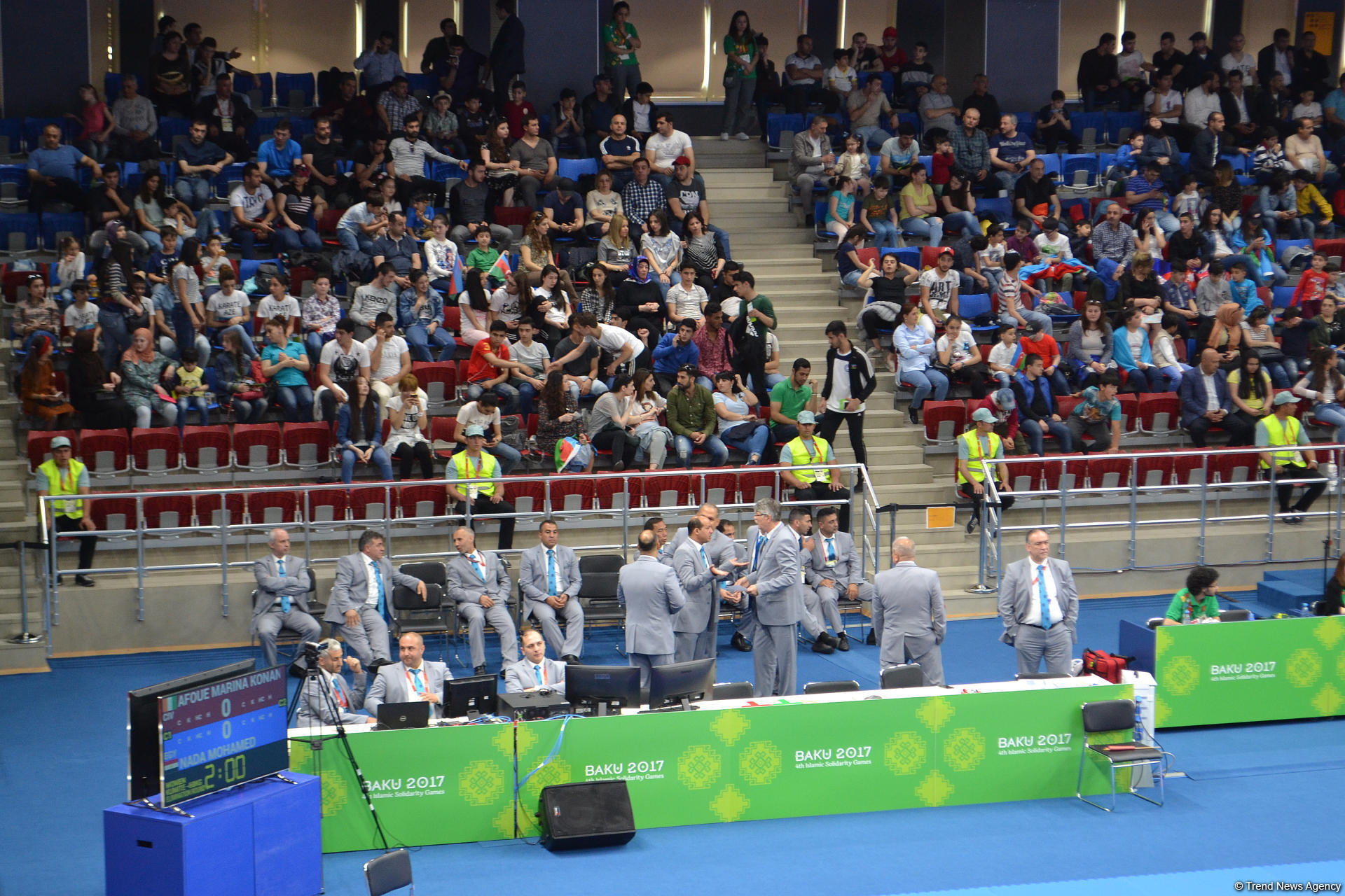 IV İslam Həmrəyliyi Oyunları çərçivəsində karate üzrə yarışlar keçirilir (FOTOREPORTAJ)