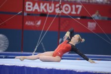 Bakı-2017: İdman gimnastikası yarışlarında final günü (FOTO)