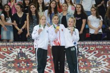 Bakı-2017: İdman gimnastikası üzrə fərdi yarışların qalibləri mükafatlandırılıb (FOTO)