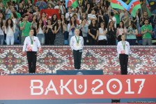 Bakı-2017: İdman gimnastikası üzrə fərdi yarışların qalibləri mükafatlandırılıb (FOTO)
