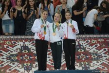 Bakı-2017: İdman gimnastikası üzrə fərdi yarışların qalibləri mükafatlandırılıb (FOTO)