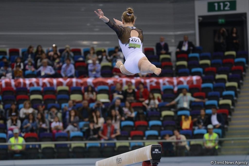 Bakı-2017: İdman gimnastikası yarışlarında final günü (FOTO)