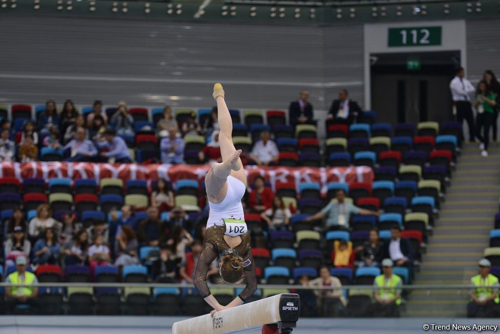 Bakı-2017: İdman gimnastikası yarışlarında final günü (FOTO)
