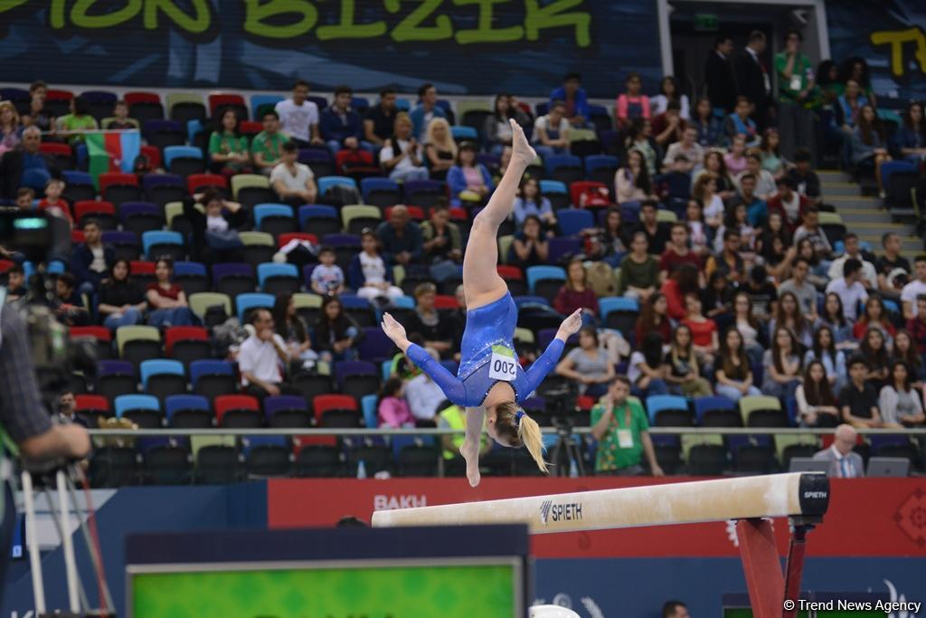 Bakı-2017: İdman gimnastikası yarışlarında final günü (FOTO)
