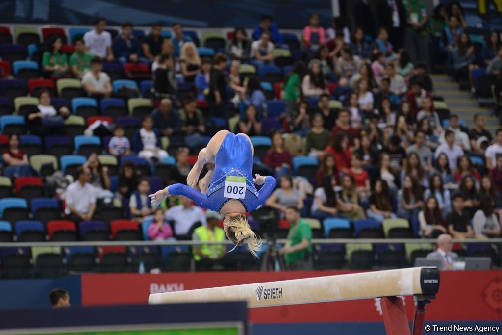 Bakı-2017: İdman gimnastikası yarışlarında final günü (FOTO)