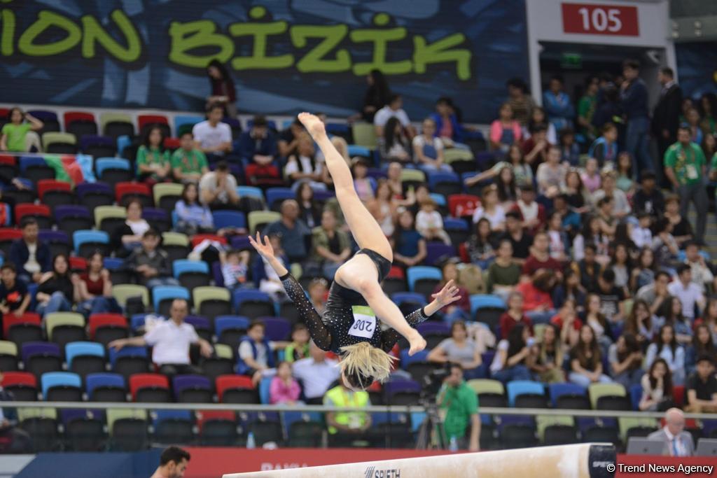 Bakı-2017: İdman gimnastikası yarışlarında final günü (FOTO)