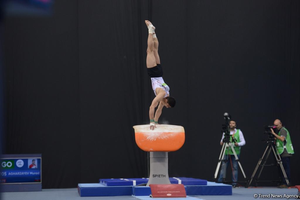Bakı-2017: İdman gimnastikası yarışlarında final günü (FOTO)