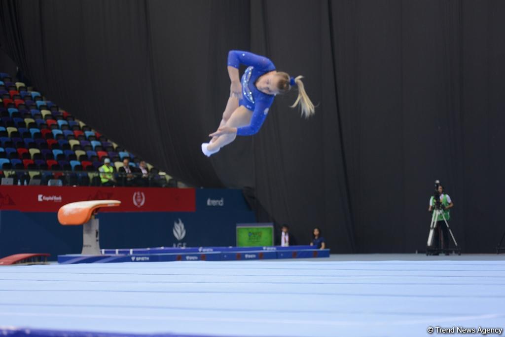 Bakı-2017: İdman gimnastikası yarışlarında final günü (FOTO)