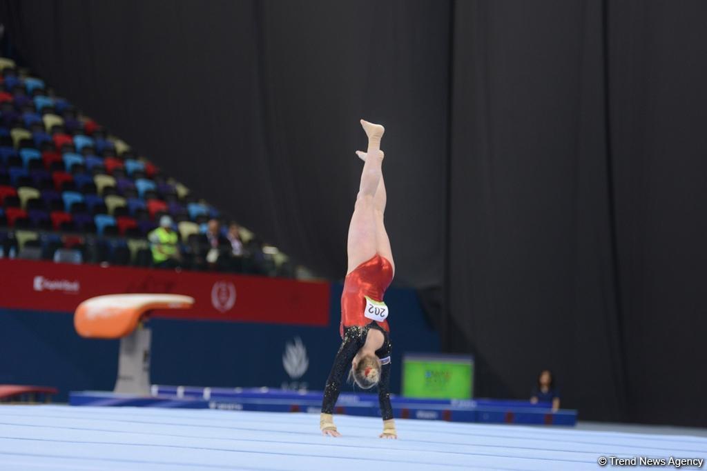 Bakı-2017: İdman gimnastikası yarışlarında final günü (FOTO)