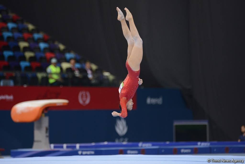 Bakı-2017: İdman gimnastikası yarışlarında final günü (FOTO)