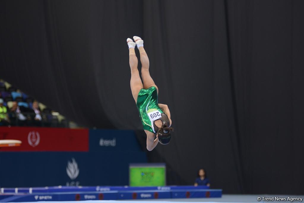Bakı-2017: İdman gimnastikası yarışlarında final günü (FOTO)
