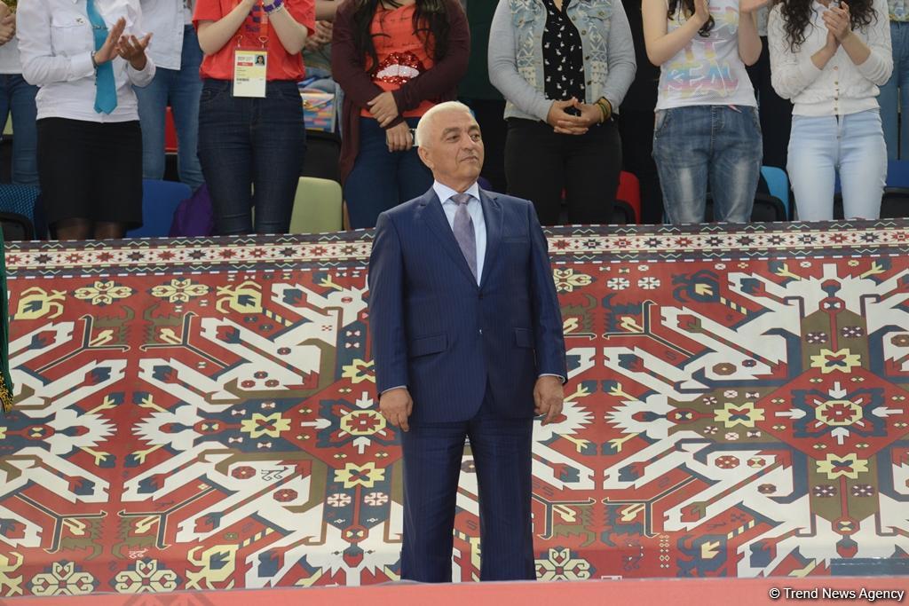 Bakı-2017: İdman gimnastikası üzrə fərdi yarışların qalibləri mükafatlandırılıb (FOTO)