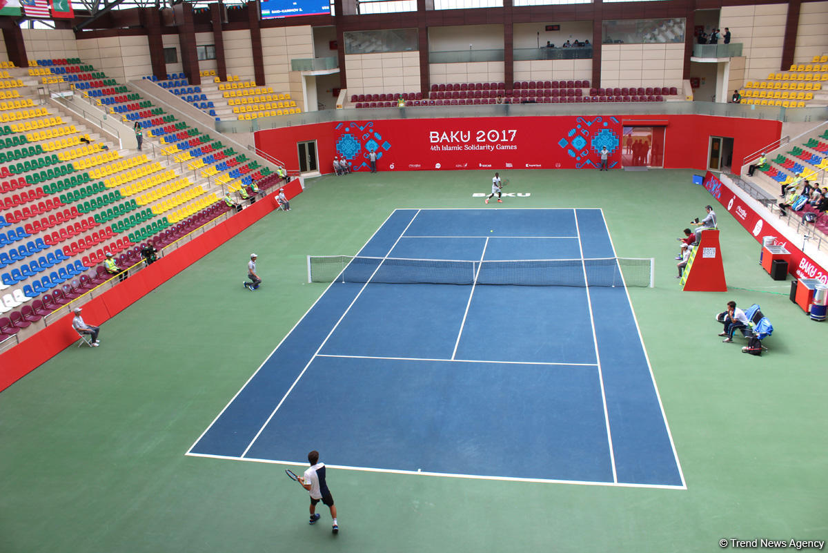 IV İslam Həmrəyliyi Oyunları çərçivəsində tennis üzrə yarışmalar keçirilir (FOTOREPORTAJ)