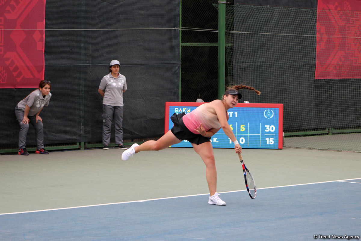 IV İslam Həmrəyliyi Oyunları çərçivəsində tennis üzrə yarışmalar keçirilir (FOTOREPORTAJ)