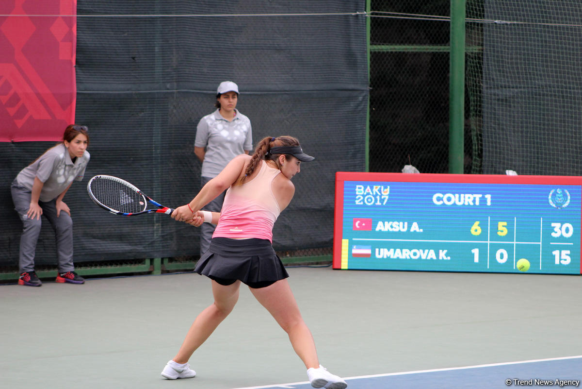 IV İslam Həmrəyliyi Oyunları çərçivəsində tennis üzrə yarışmalar keçirilir (FOTOREPORTAJ)