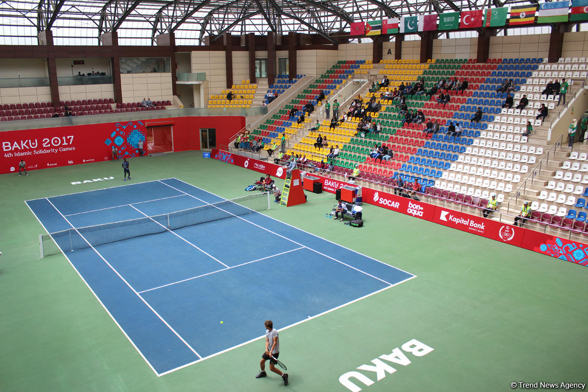 IV İslam Həmrəyliyi Oyunları çərçivəsində tennis üzrə yarışmalar keçirilir (FOTOREPORTAJ)