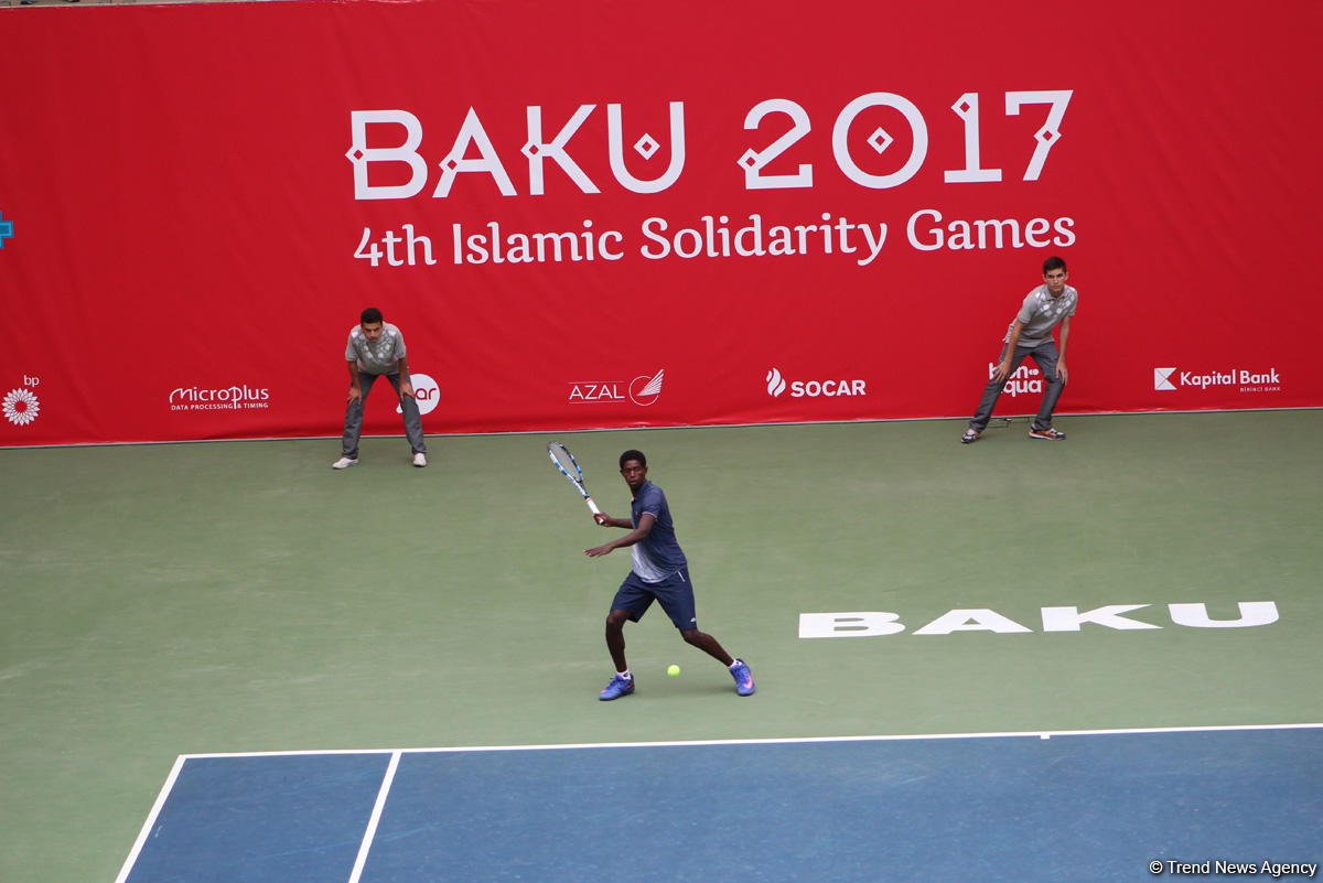 IV İslam Həmrəyliyi Oyunları çərçivəsində tennis üzrə yarışmalar keçirilir (FOTOREPORTAJ)