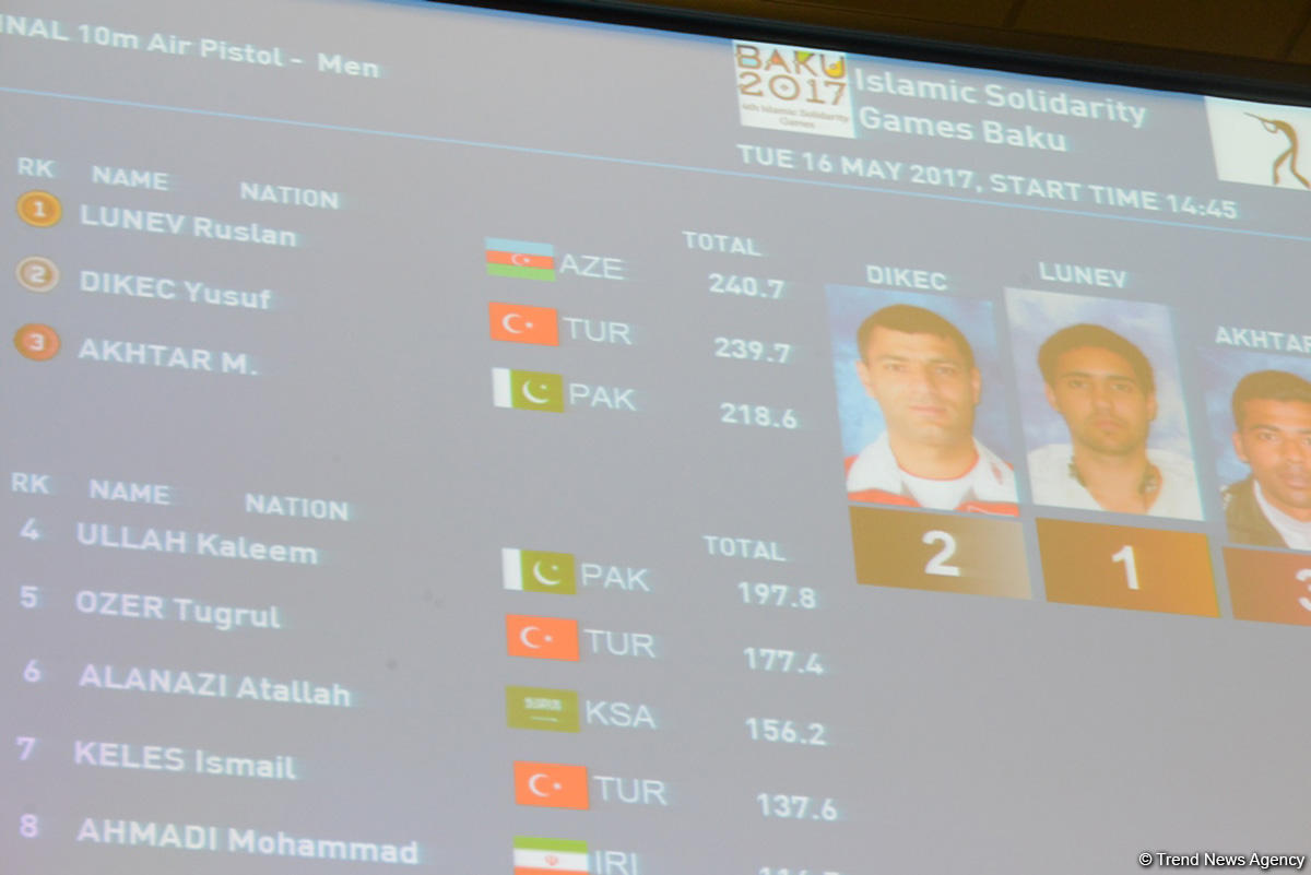 IV İslam Həmrəyliyi Oyunları çərçivəsində atıcılıq üzrə yarışlar keçirilir (FOTOREPORTAJ)