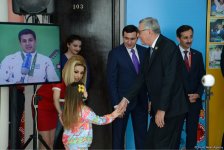 "Zəfər günləri" davam edir: Qalib idmançılarla görüş keçirilib (FOTO)