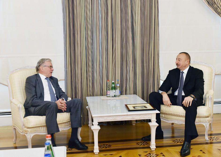 Prezident İlham Əliyev Niderland Krallığı Senatının sabiq sədrini qəbul edib (YENİLƏNİB) (FOTO)