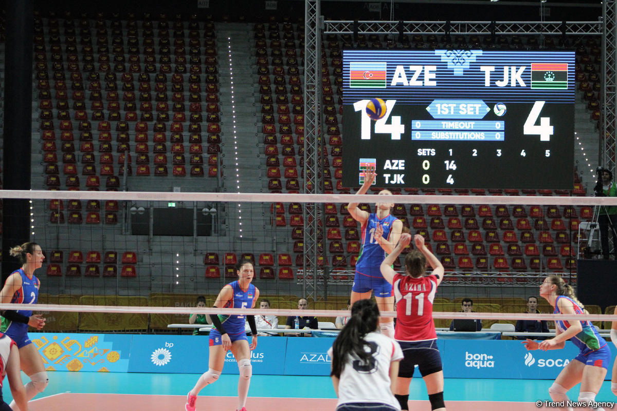 IV İslam Həmrəyliyi Oyunları çərçivəsində Bakıda voleybol üzrə yarışlar davam edir (FOTOREPORTAJ)
