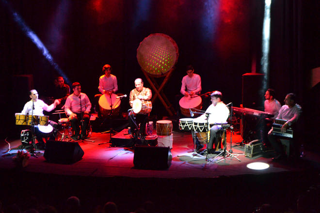 Beynəlxalq Muğam Mərkəzində “Natiq ritm qrupu”nun konserti kecirilib (FOTO)