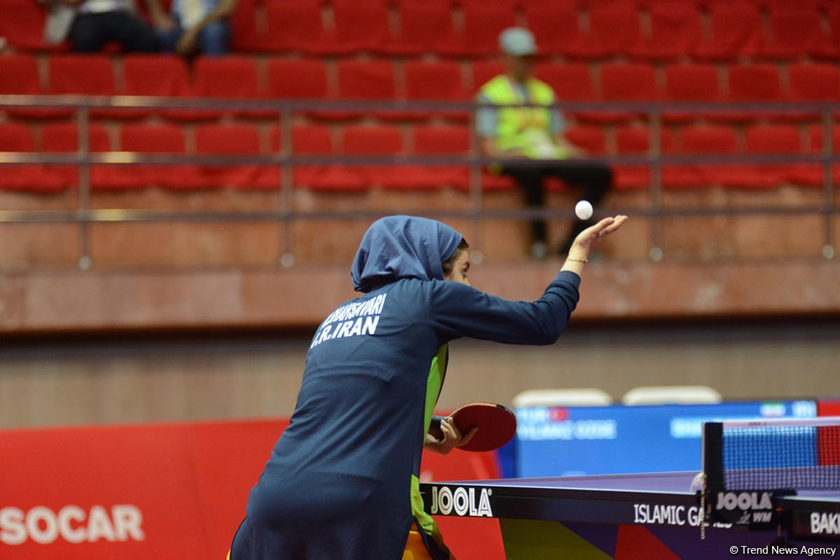 IV İslam Həmrəyliyi Oyunları çərçivəsində stolüstü tennis yarışları keçirilir (FOTOREPORTAJ)