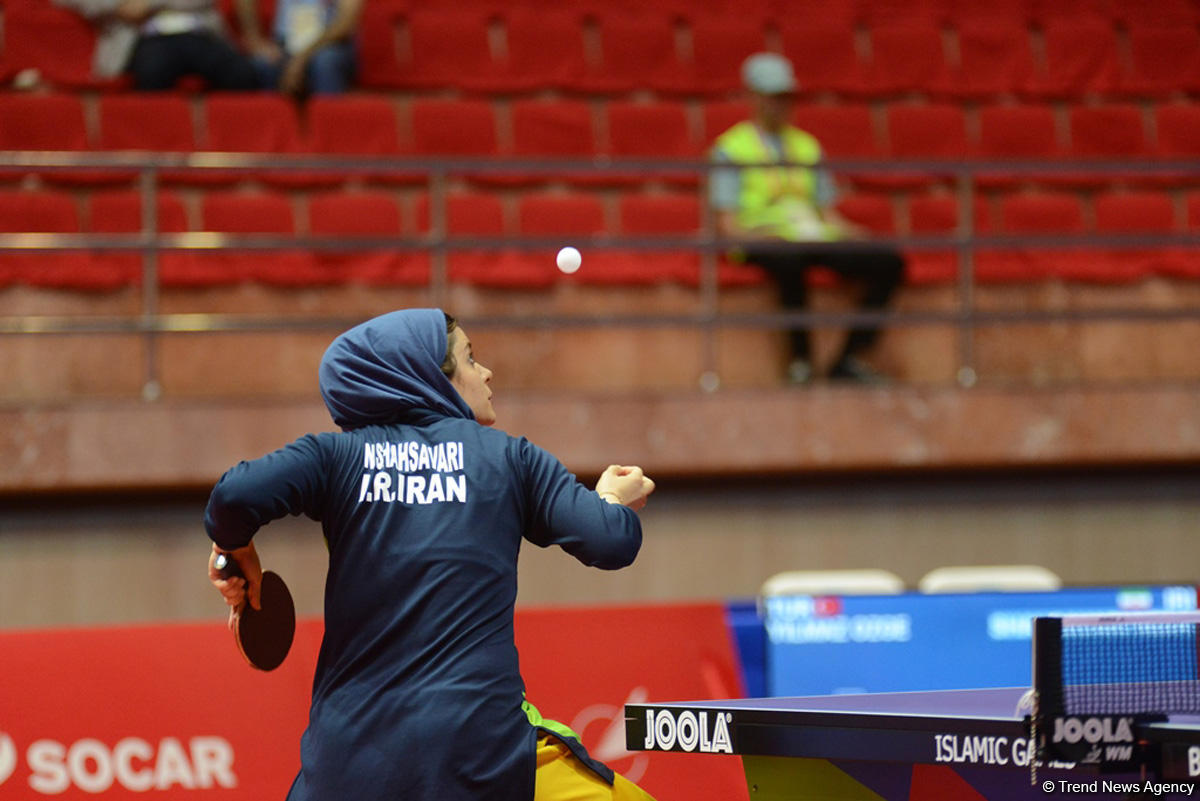 IV İslam Həmrəyliyi Oyunları çərçivəsində stolüstü tennis yarışları keçirilir (FOTOREPORTAJ)