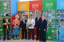 "Zəfər günləri": İslamiadada qalib gələn idmançılarımızla görüş keçirilib (FOTO)