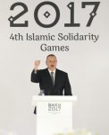 Prezident İlham Əliyev və xanımı IV İslam Həmrəyliyi Oyunlarının qalibləri, məşqçilər və idman ictimaiyyətinin nümayəndələri ilə görüşdə iştirak ediblər (YENİLƏNİB-2) (FOTO)